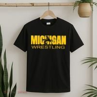 Michigan Wrestling Freestyle Wrestler Mi The Wolverine State T-Shirt thumb 2