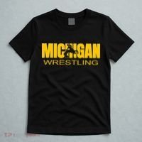 Michigan Wrestling Freestyle Wrestler Mi The Wolverine State T-Shirt thumb 5