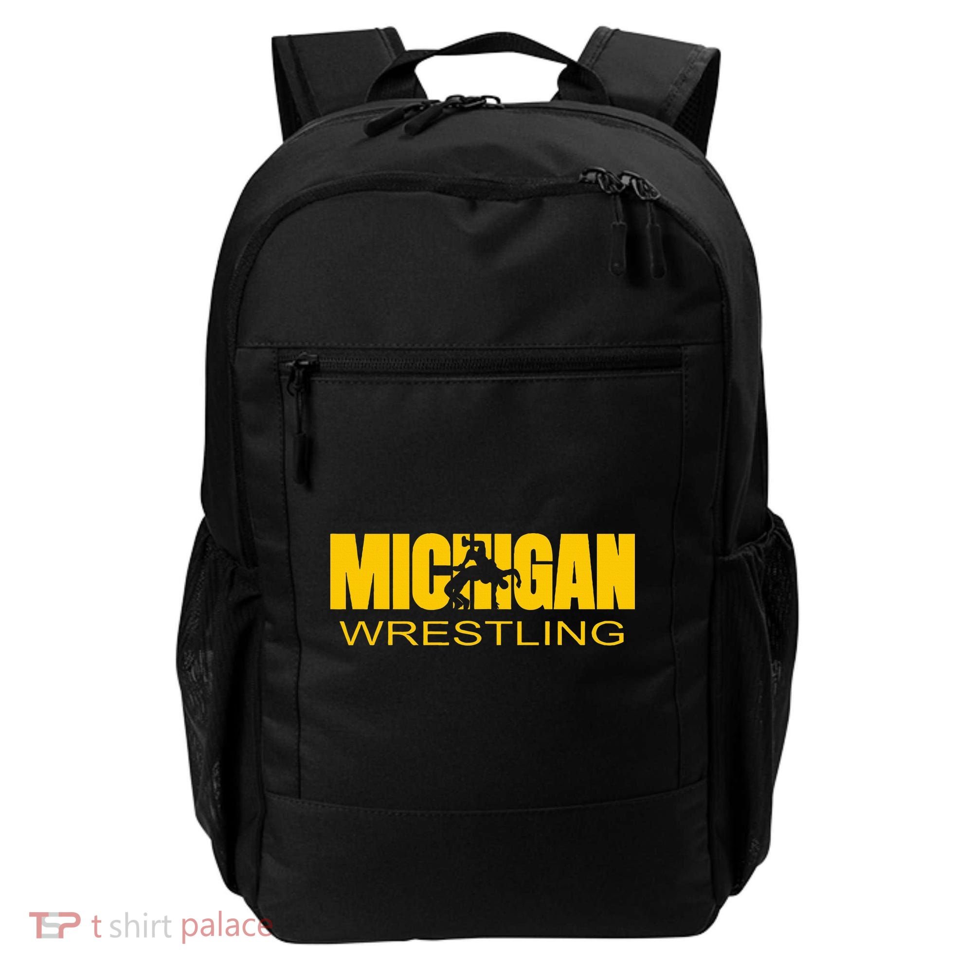 Michigan Wrestling Freestyle Wrestler Mi The Wolverine State Backpack