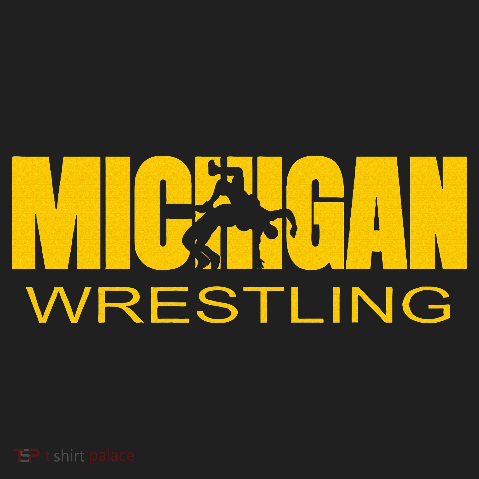 Michigan Wrestling Freestyle Wrestler Mi The Wolverine State Beanie