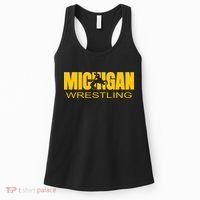Michigan Wrestling Freestyle Wrestler Mi The Wolverine State Women's Tank Top thumb 0