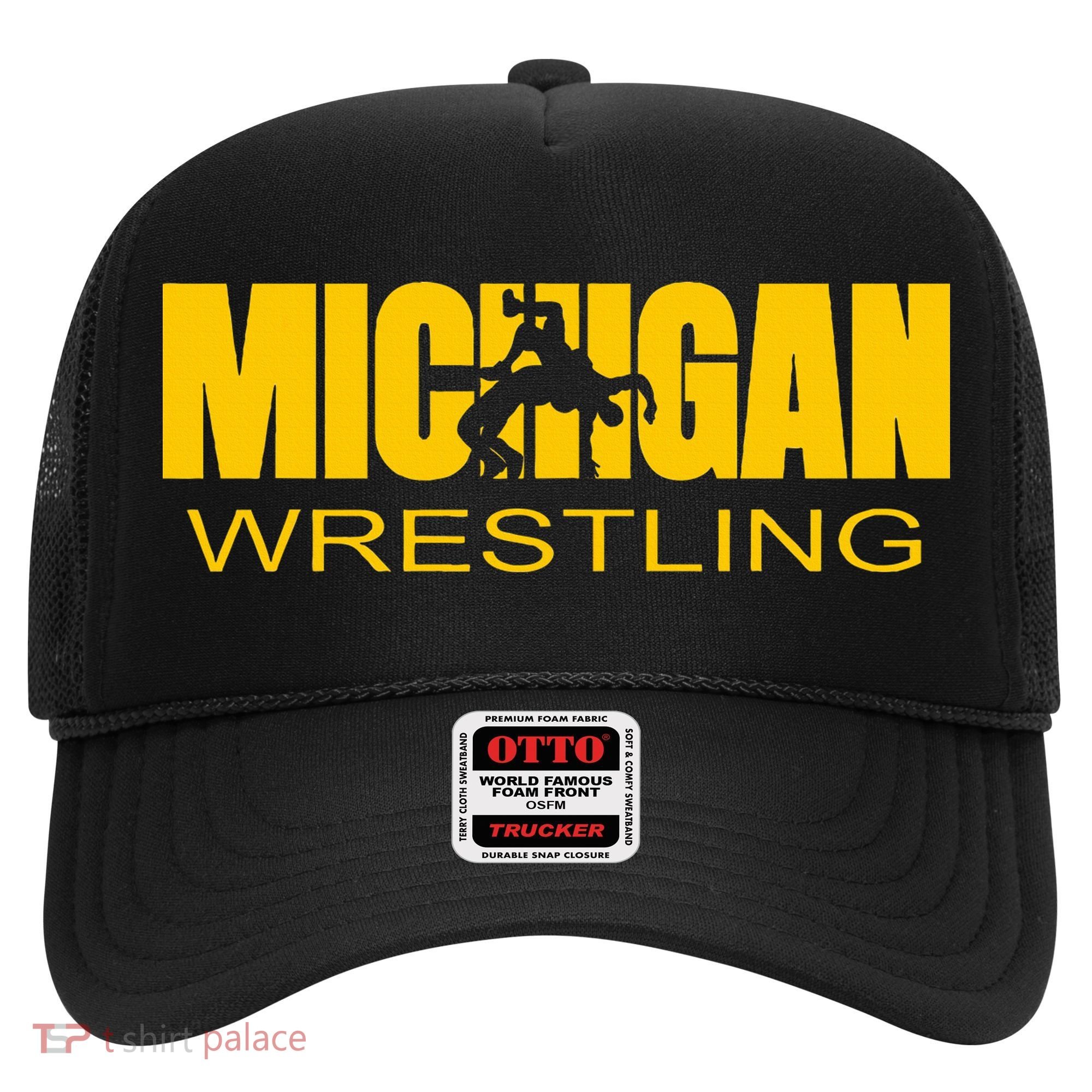 Michigan Wrestling Freestyle Wrestler Mi The Wolverine State Hat