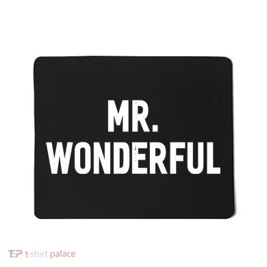 Mr. Wonderful Funny Hilarious Husband Humor Mousepad
