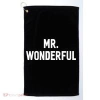Mr. Wonderful Funny Hilarious Husband Humor Golf Towel thumb 0