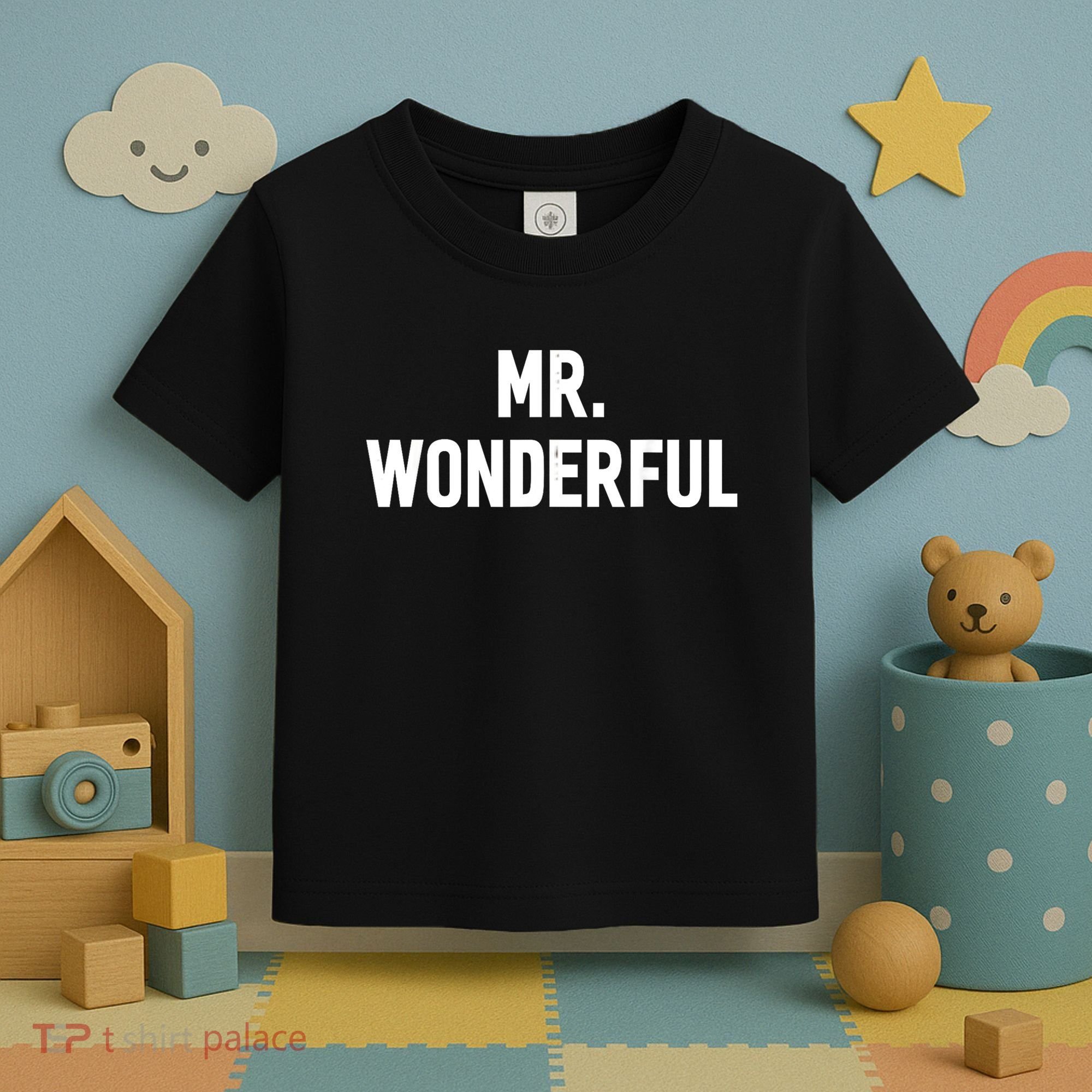 Mr. Wonderful Funny Hilarious Husband Humor Toddler T-Shirt