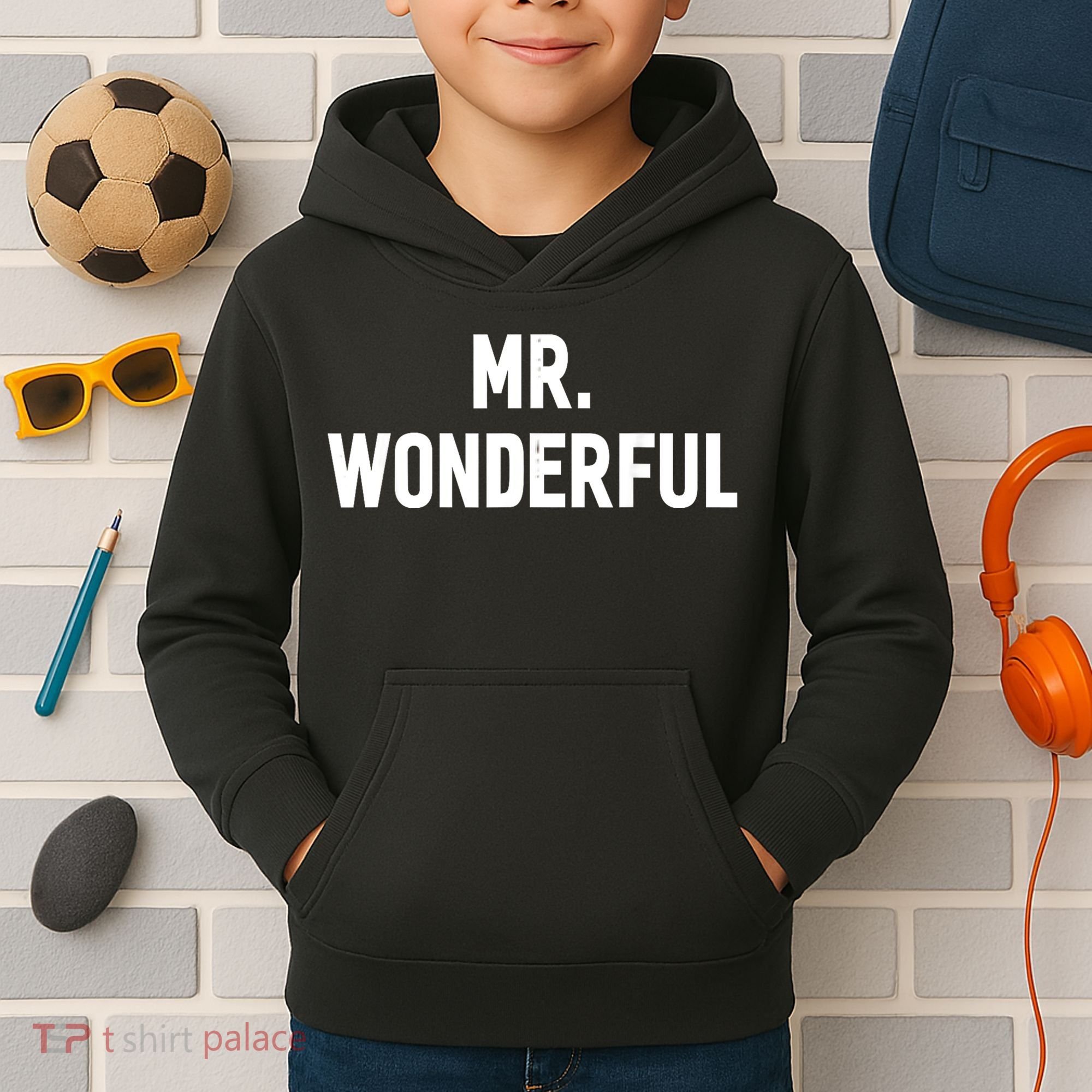 Mr. Wonderful Funny Hilarious Husband Humor Kids Hoodie