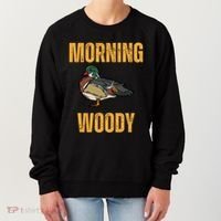 Morning Woody Funny Duck Hunting Gift Women's Sweatshirt thumb 0