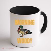 Morning Woody Funny Duck Hunting Gift Coffee Mug thumb 1