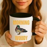 Morning Woody Funny Duck Hunting Gift Coffee Mug thumb 3