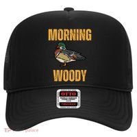 Morning Woody Funny Duck Hunting Gift Hat thumb 0