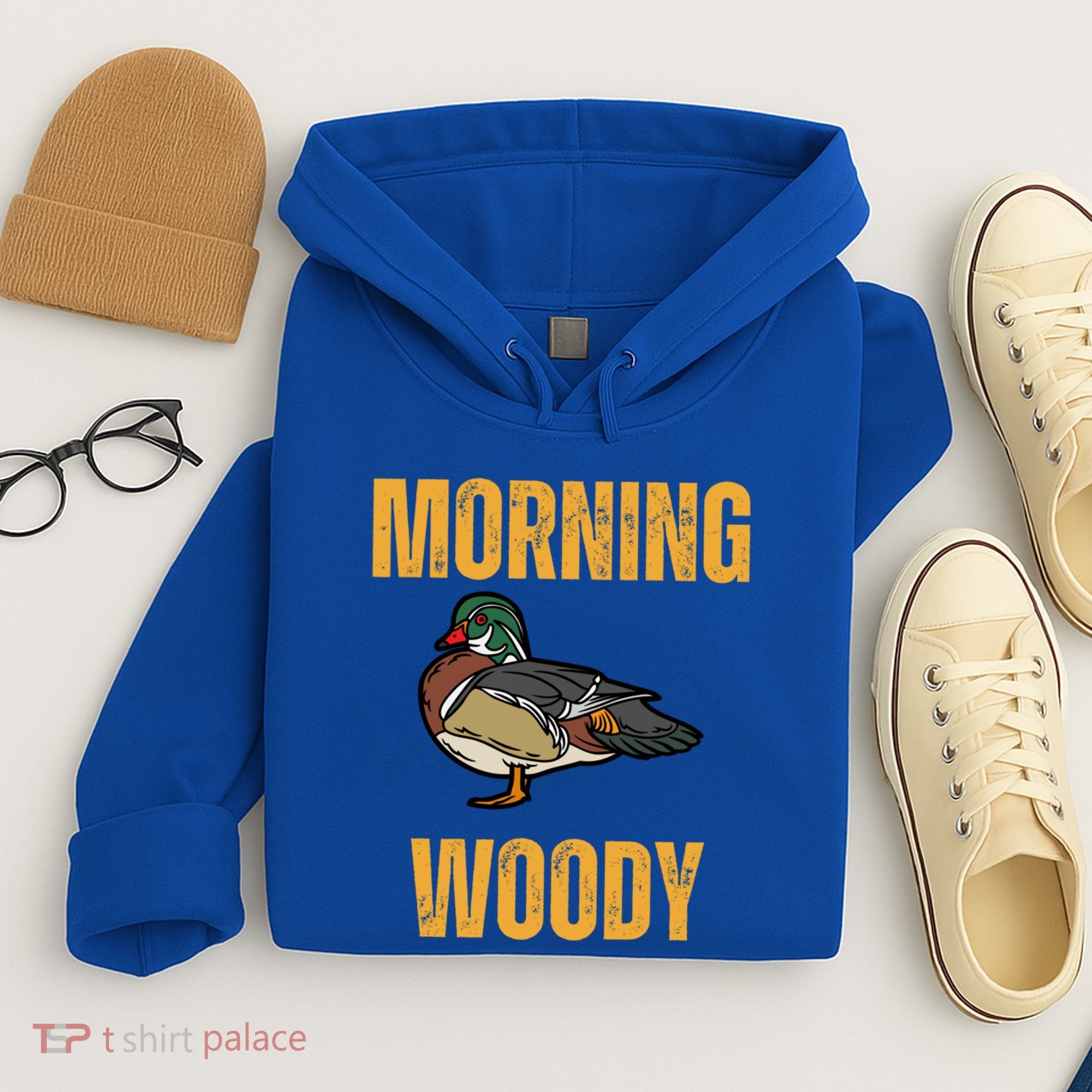 Morning Woody Funny Duck Hunting Gift Hoodie