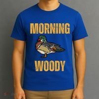 Morning Woody Funny Duck Hunting Gift T-Shirt thumb 3