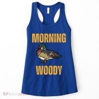 Morning Woody Funny Duck Hunting Gift Women's Tank Top thumb 0