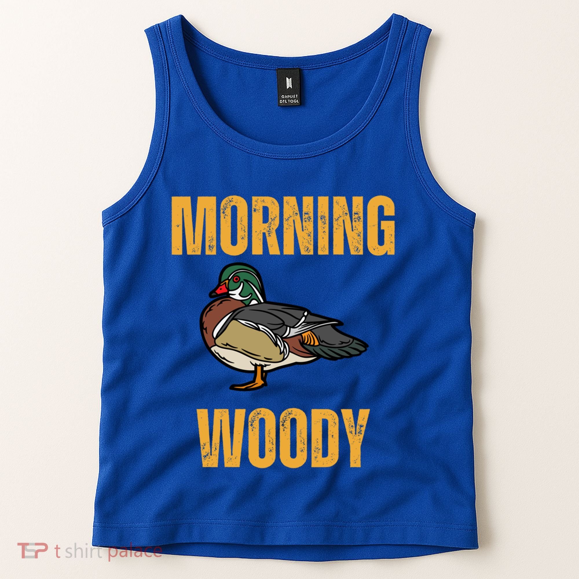 Morning Woody Funny Duck Hunting Gift Tank Top