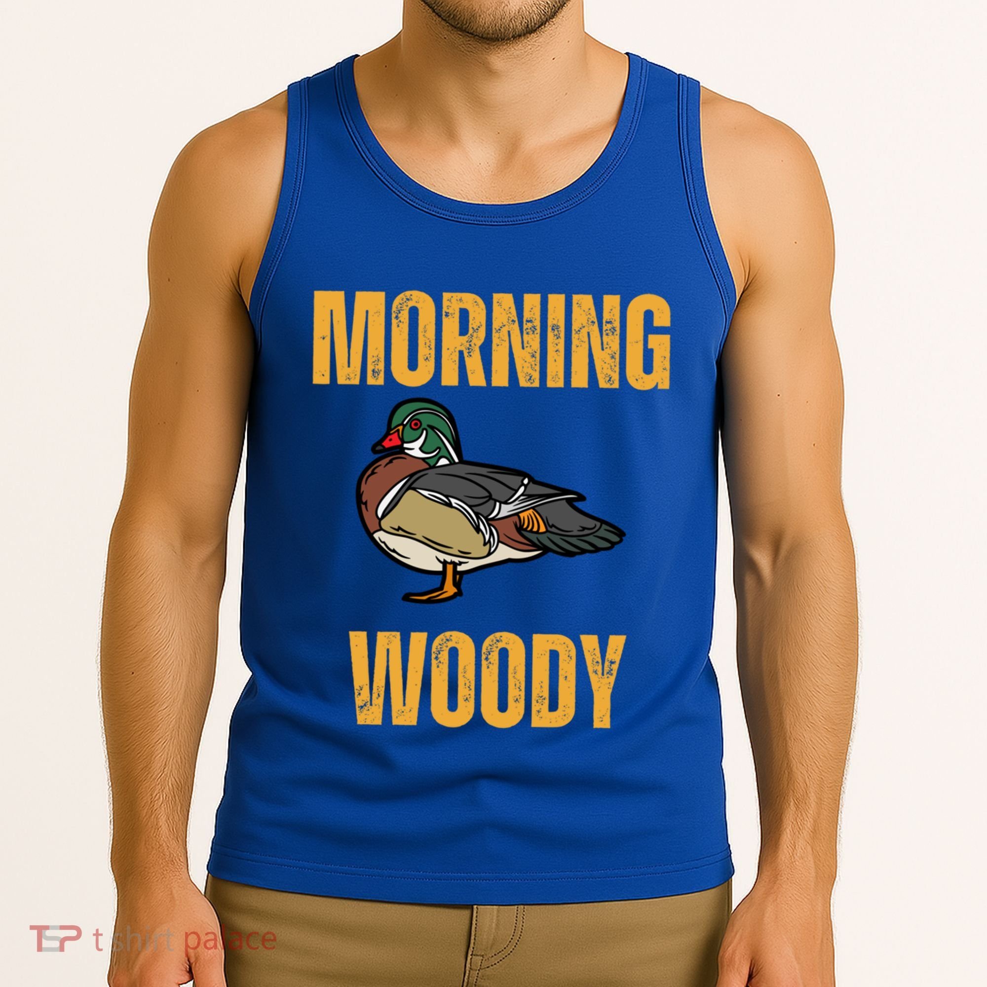 Morning Woody Funny Duck Hunting Gift Tank Top