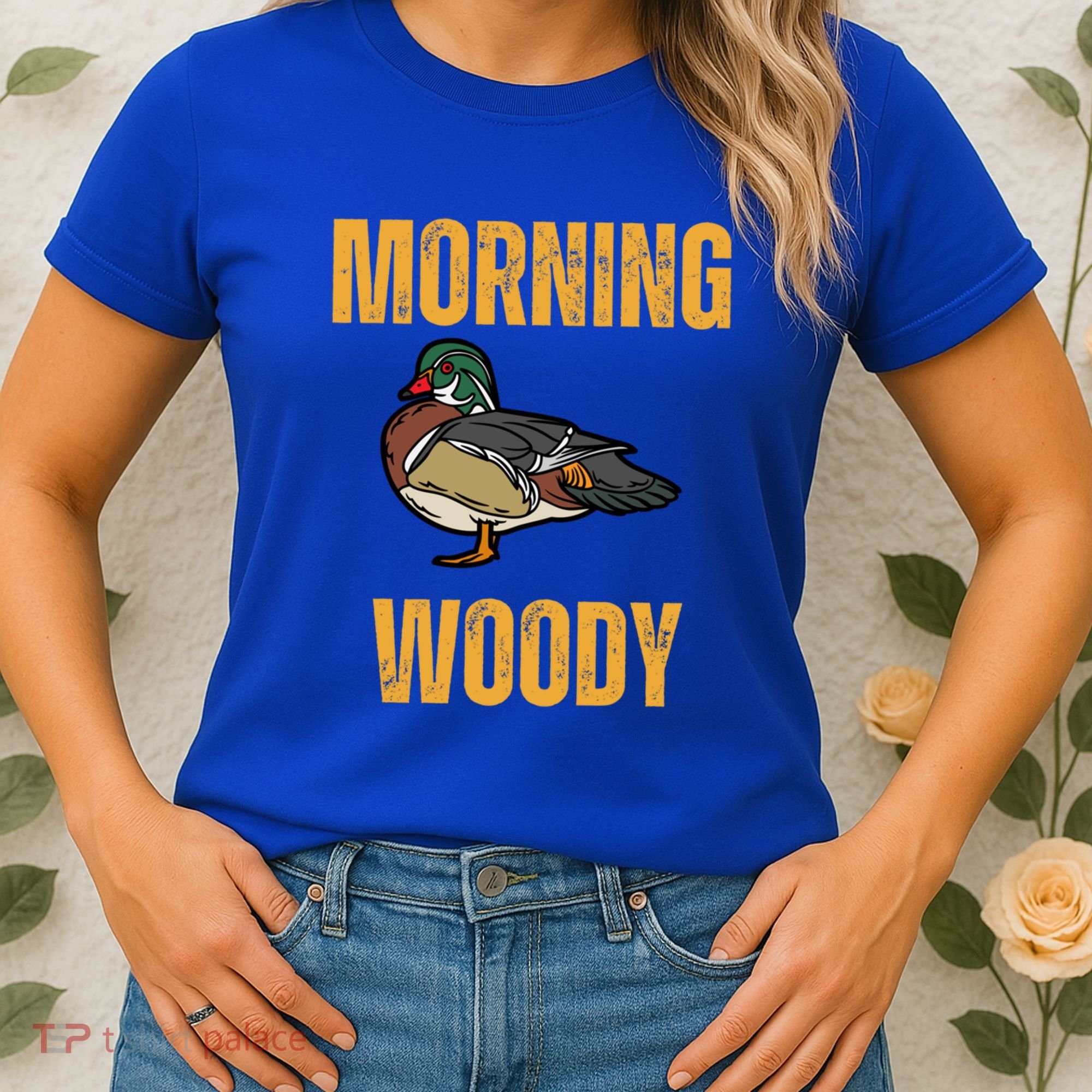 Morning Woody Funny Duck Hunting Gift Women's T-Shirt