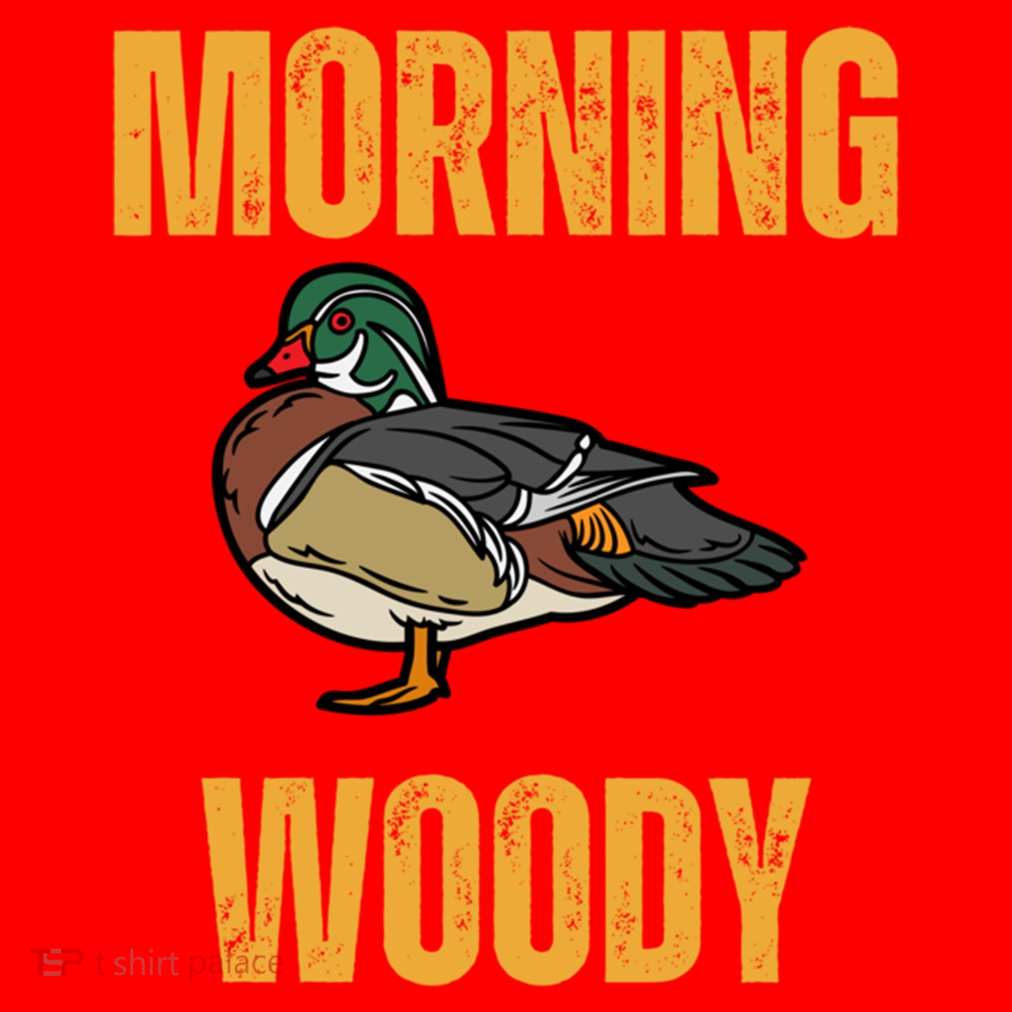 Morning Woody Funny Duck Hunting Gift Santa Hat