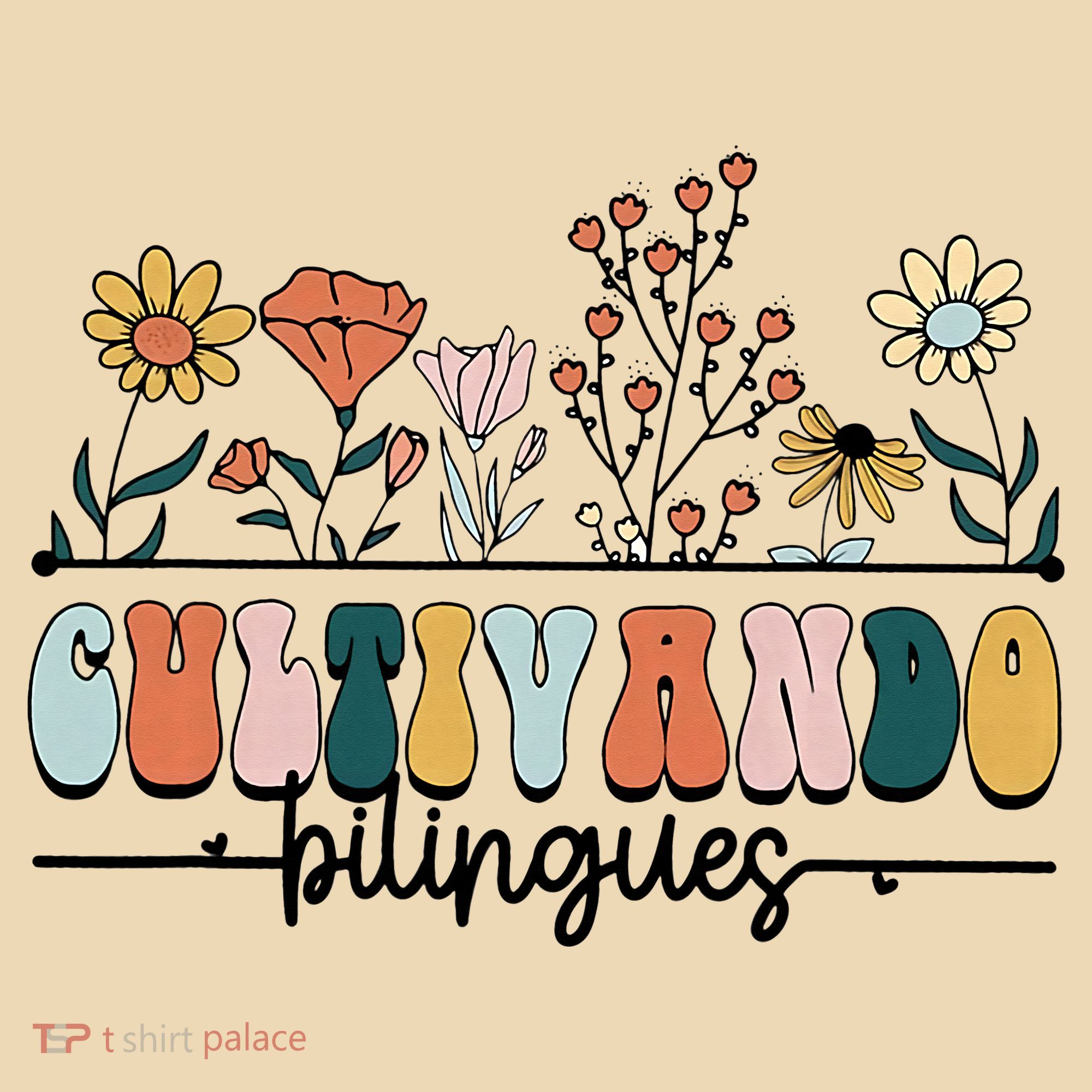 Maestra Wild Flowers Cultivando Bilingues Spanish Teacher Tote Bag