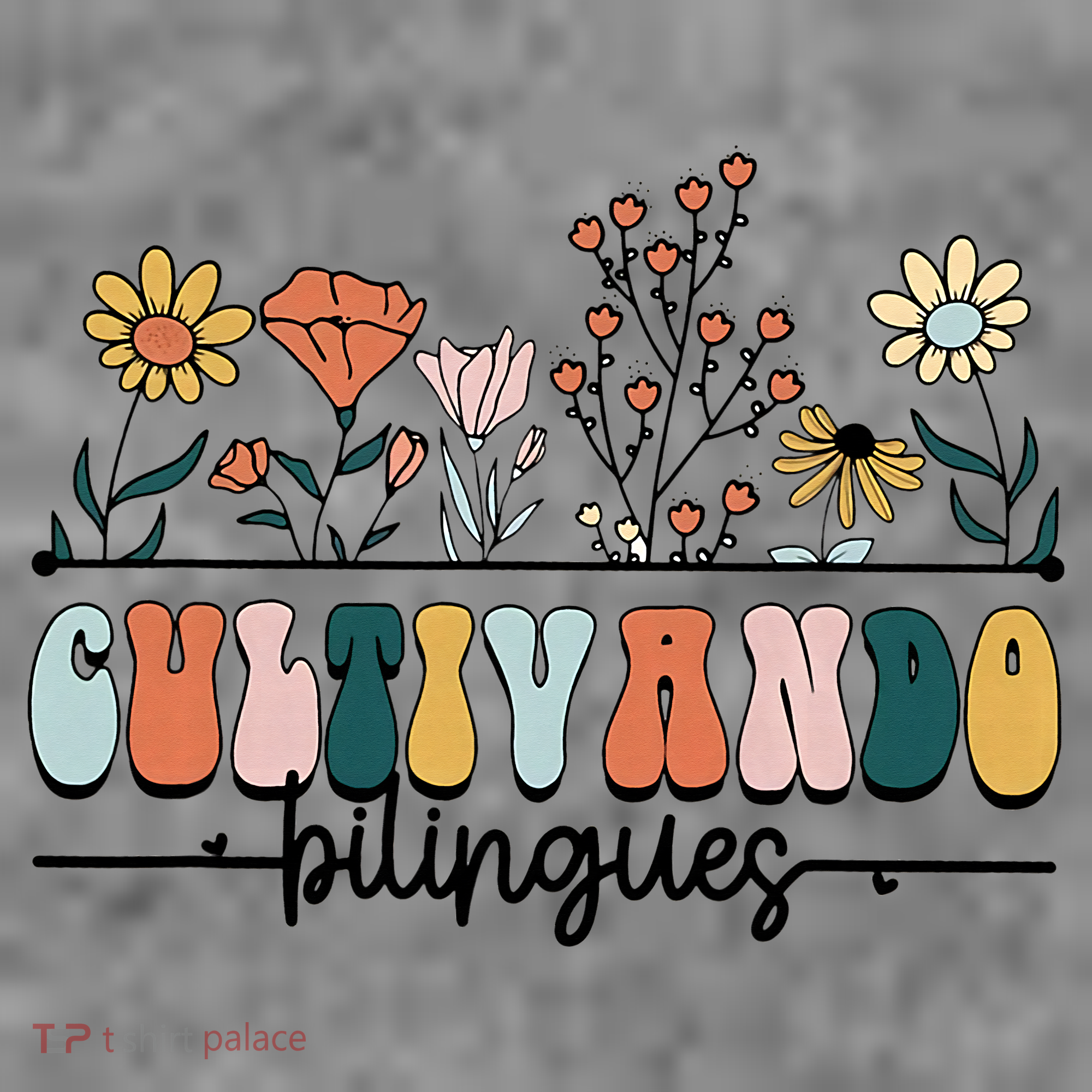 Maestra Wild Flowers Cultivando Bilingues Spanish Teacher Toddler Hoodie