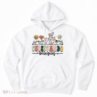Maestra Wild Flowers Cultivando Bilingues Spanish Teacher Hoodie thumb 0
