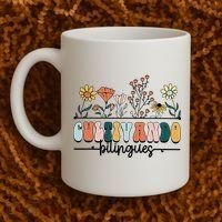 Maestra Wild Flowers Cultivando Bilingues Spanish Teacher Coffee Mug thumb 2