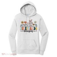 Maestra Wild Flowers Cultivando Bilingues Spanish Teacher Women's Hoodie thumb 0