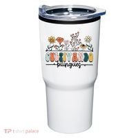 Maestra Wild Flowers Cultivando Bilingues Spanish Teacher Tumbler thumb 0