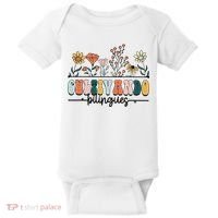 Maestra Wild Flowers Cultivando Bilingues Spanish Teacher Baby Bodysuit thumb 0
