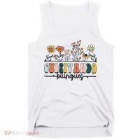 Maestra Wild Flowers Cultivando Bilingues Spanish Teacher Tank Top thumb 0