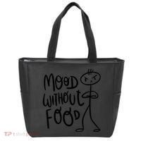 Mood Without Food Angry Tote Bag thumb 0