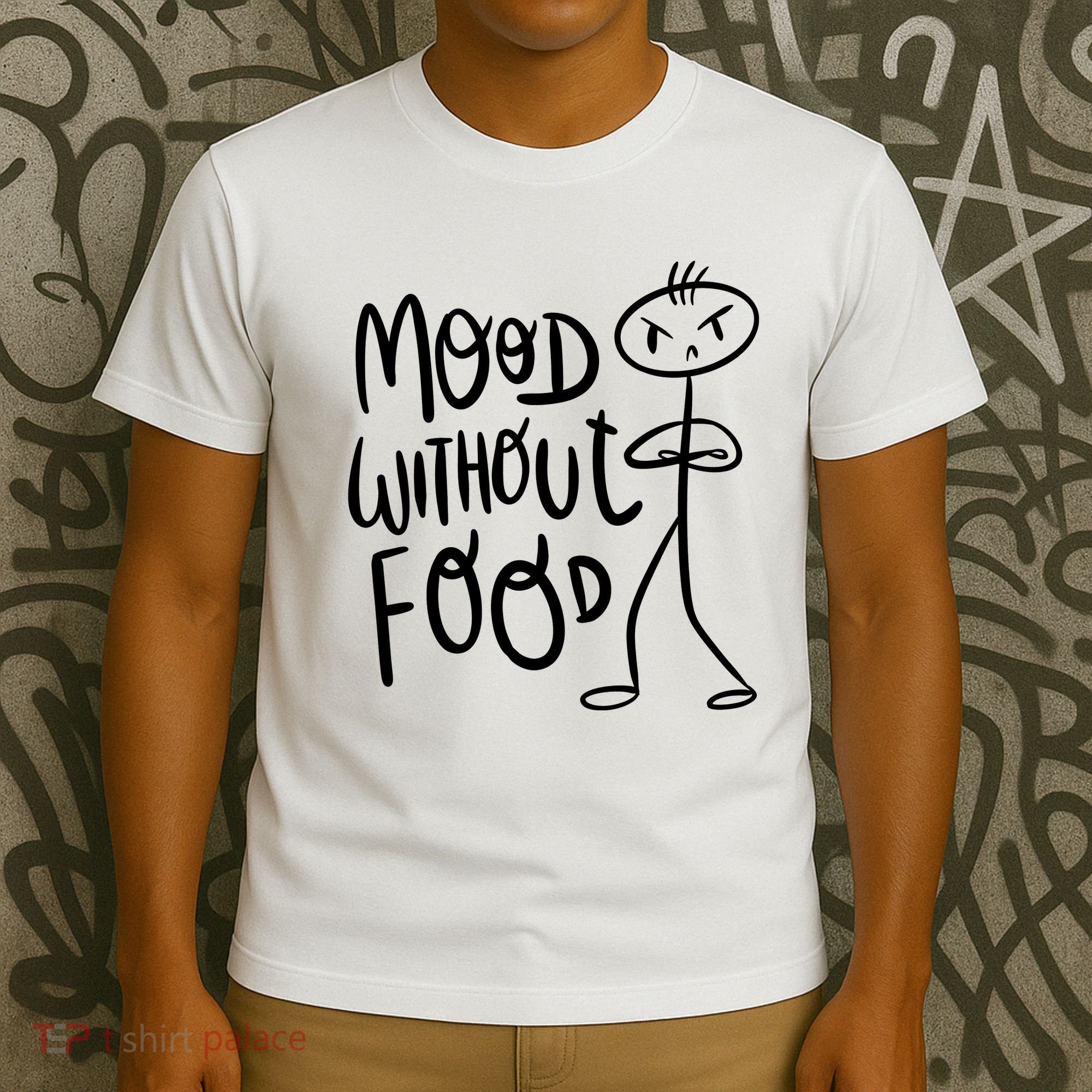Mood Without Food Angry T-Shirt