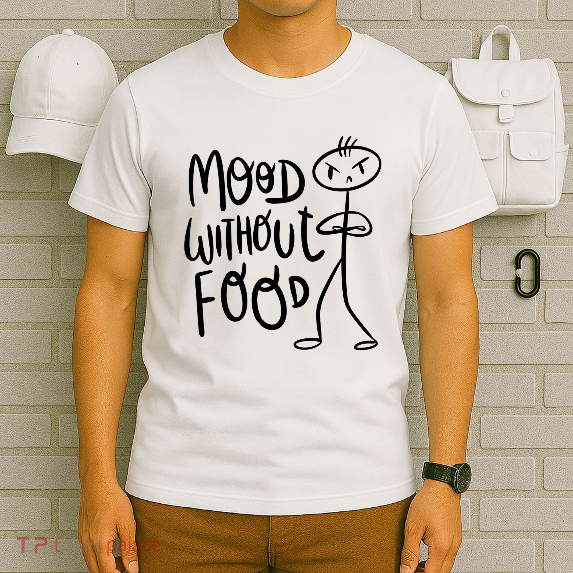 Mood Without Food Angry T-Shirt