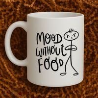 Mood Without Food Angry Coffee Mug thumb 2