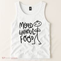 Mood Without Food Angry Tank Top thumb 2