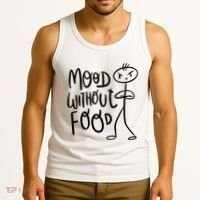 Mood Without Food Angry Tank Top thumb 3