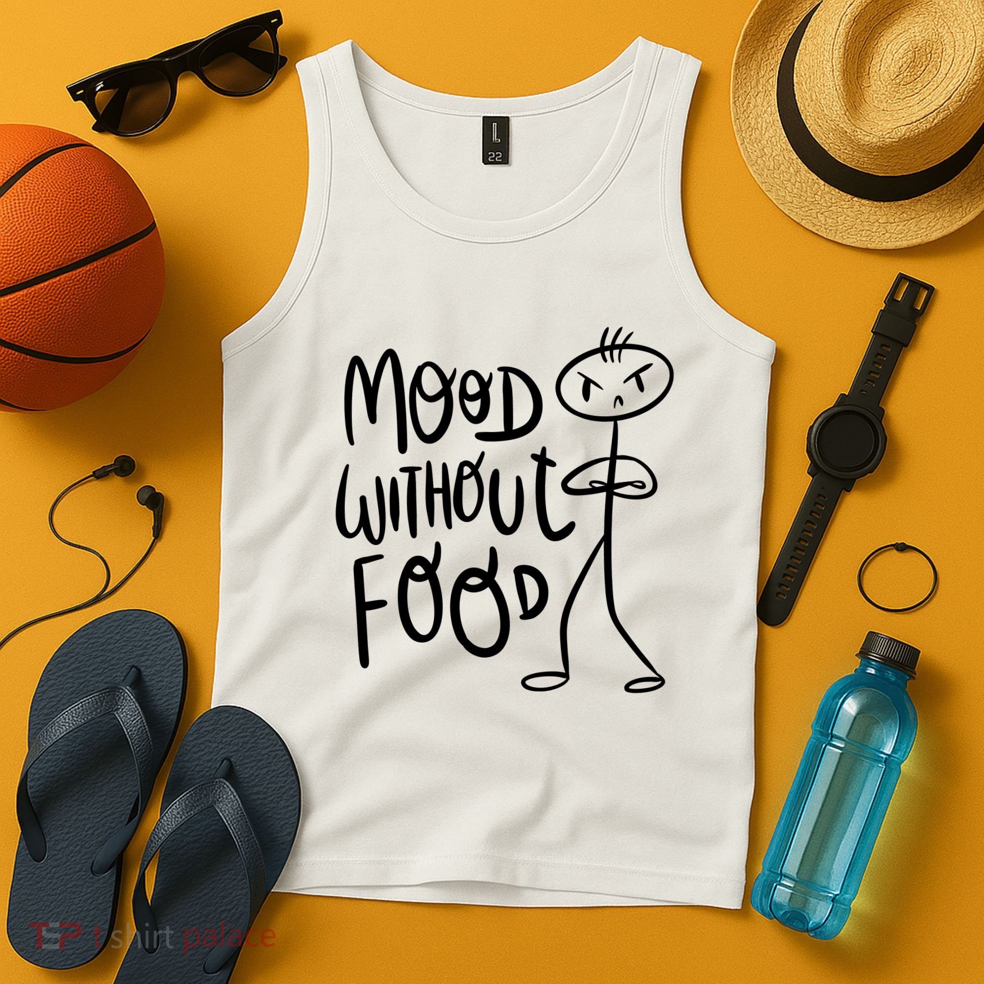 Mood Without Food Angry Tank Top