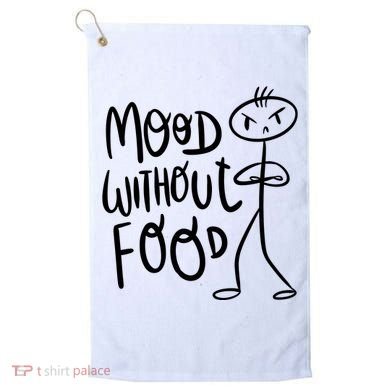 Mood Without Food Angry Golf Towel