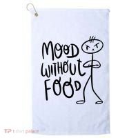 Mood Without Food Angry Golf Towel thumb 0