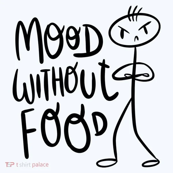 Mood Without Food Angry Toddler T-Shirt