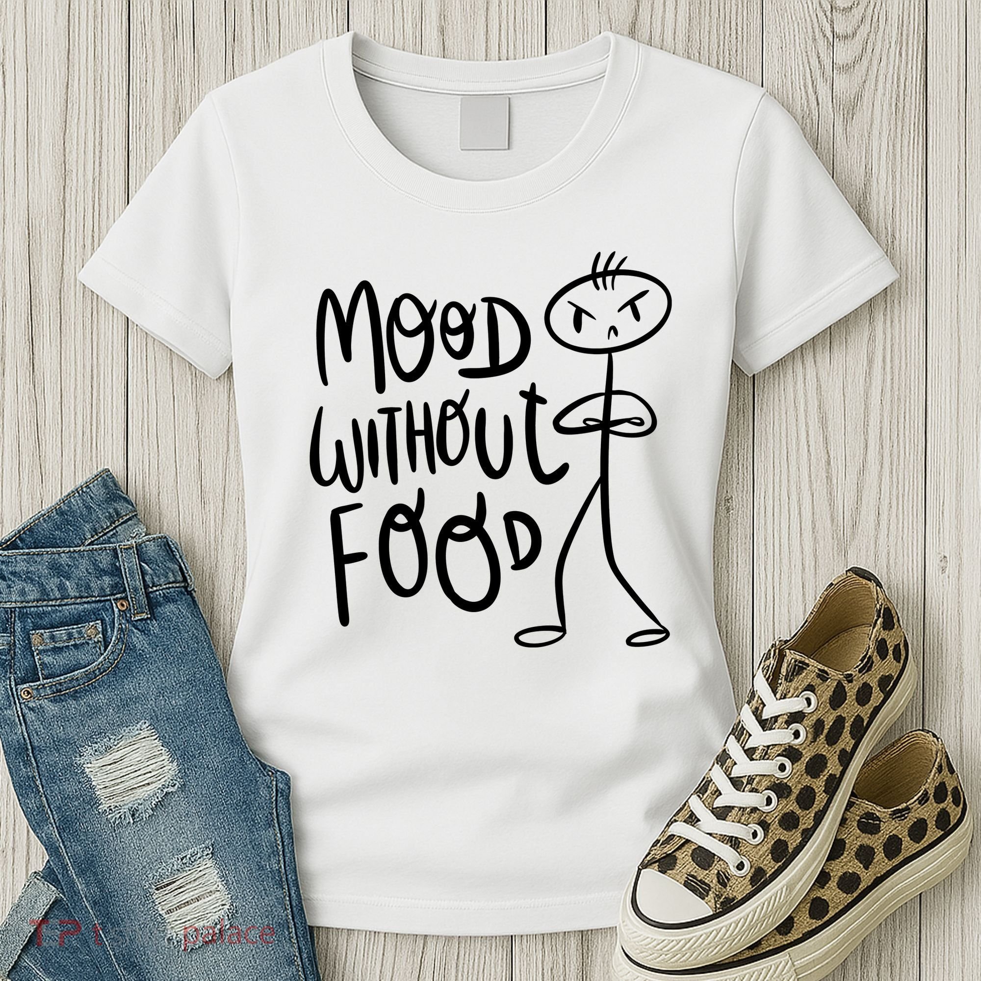 Mood Without Food Angry Women's T-Shirt