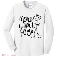Mood Without Food Angry Kids Long Sleeve Shirt thumb 0
