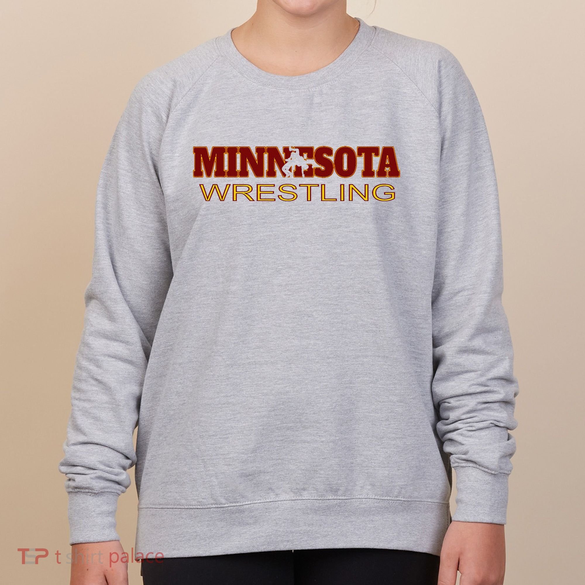 Minnesota Wrestling Freestyle Wrestler State Pride Mn Women's Sweatshirt