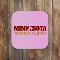 Minnesota Wrestling Freestyle Wrestler State Pride Mn Coaster thumb 0