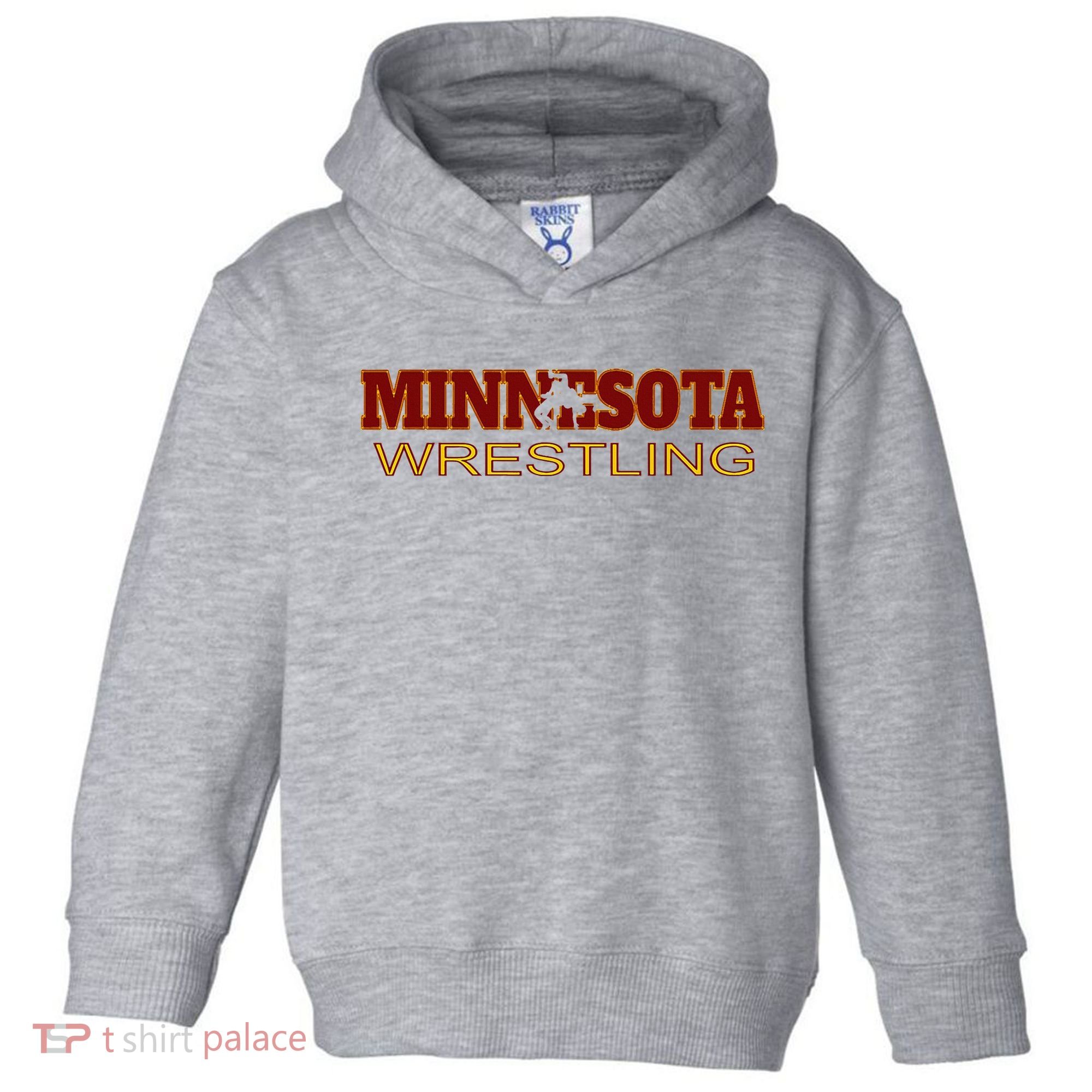Minnesota Wrestling Freestyle Wrestler State Pride Mn Toddler Hoodie
