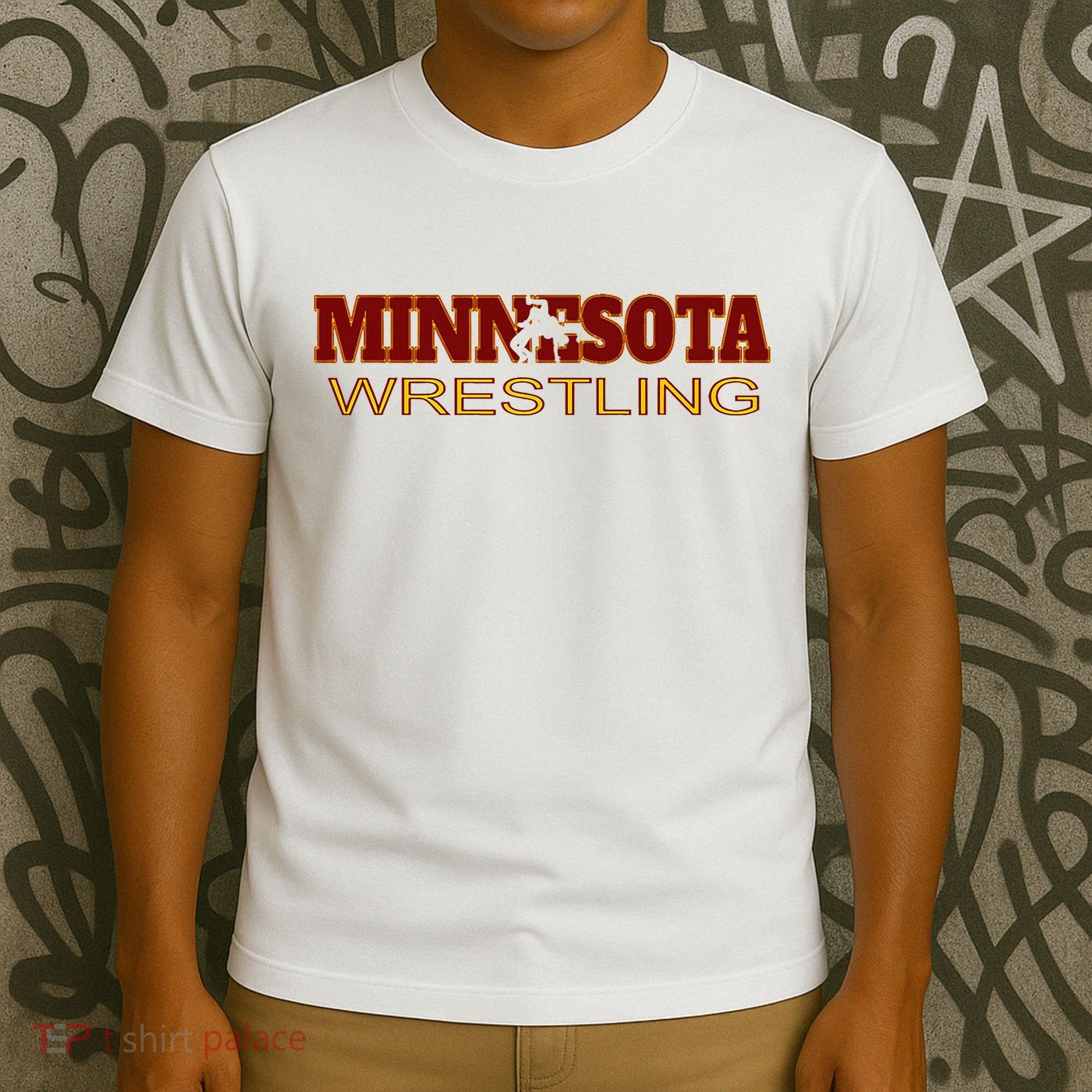 Minnesota Wrestling Freestyle Wrestler State Pride Mn T-Shirt