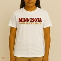 Minnesota Wrestling Freestyle Wrestler State Pride Mn T-Shirt thumb 4