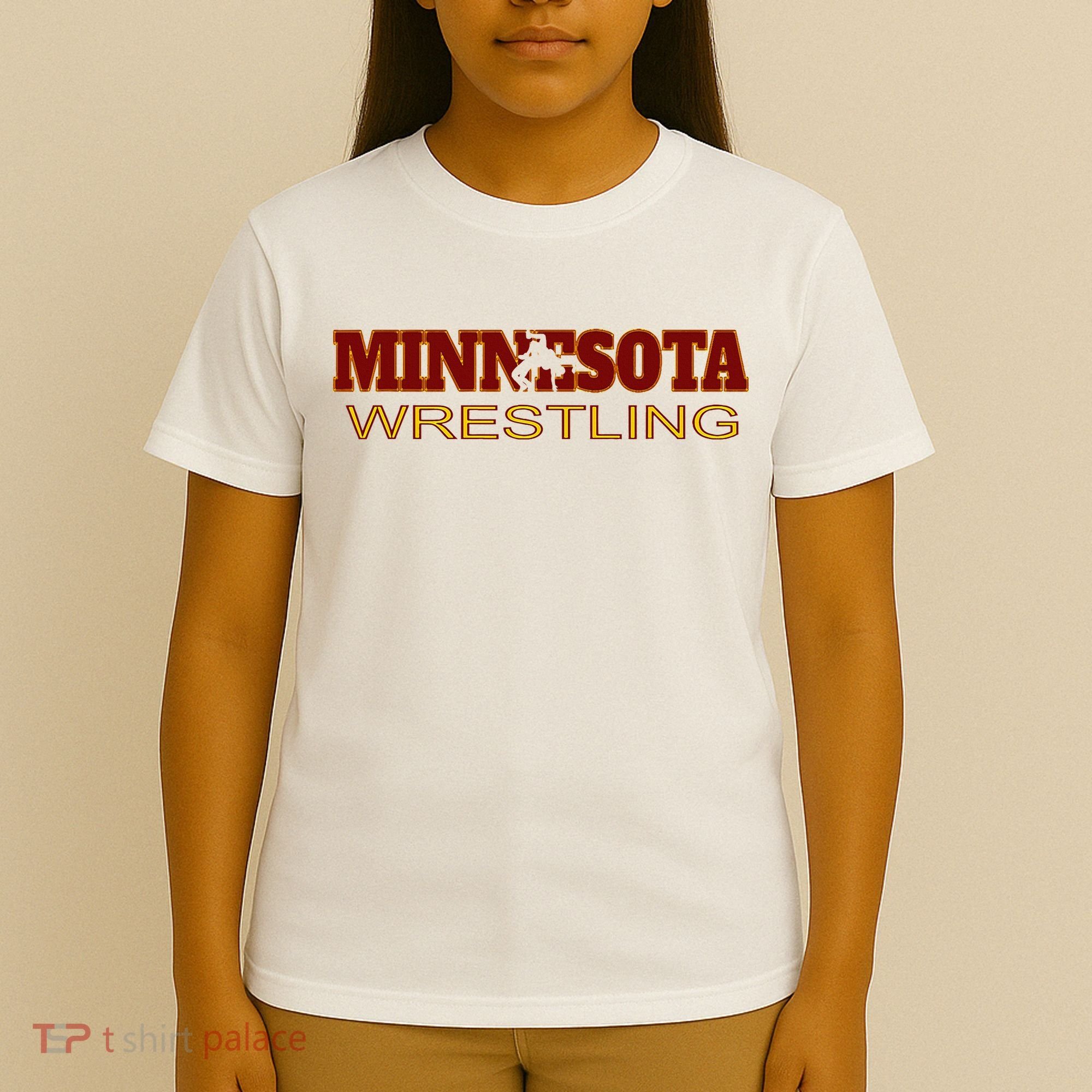 Minnesota Wrestling Freestyle Wrestler State Pride Mn T-Shirt