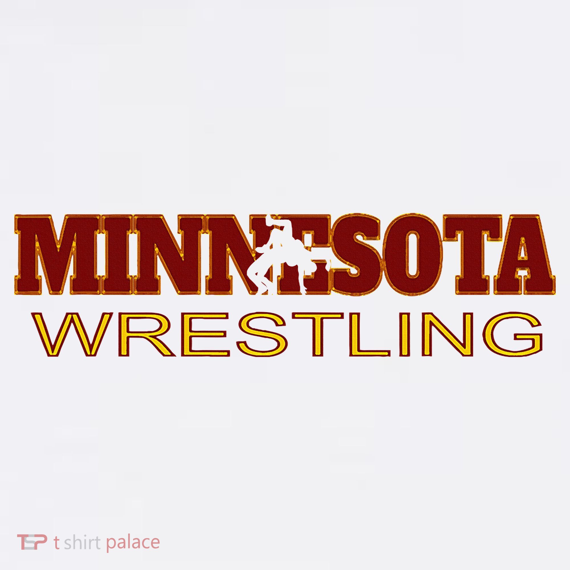 Minnesota Wrestling Freestyle Wrestler State Pride Mn T-Shirt