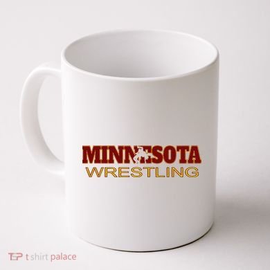 Minnesota Wrestling Freestyle Wrestler State Pride Mn Coffee Mug