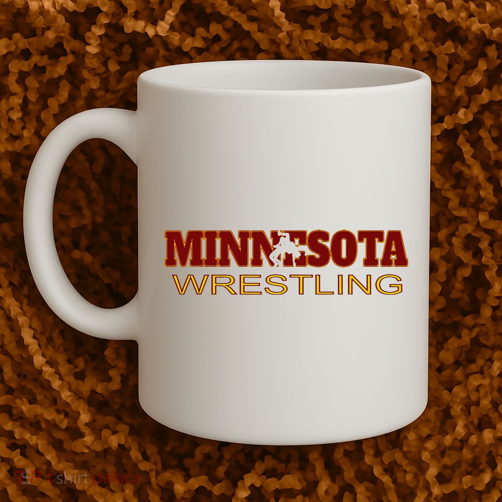 Minnesota Wrestling Freestyle Wrestler State Pride Mn Coffee Mug